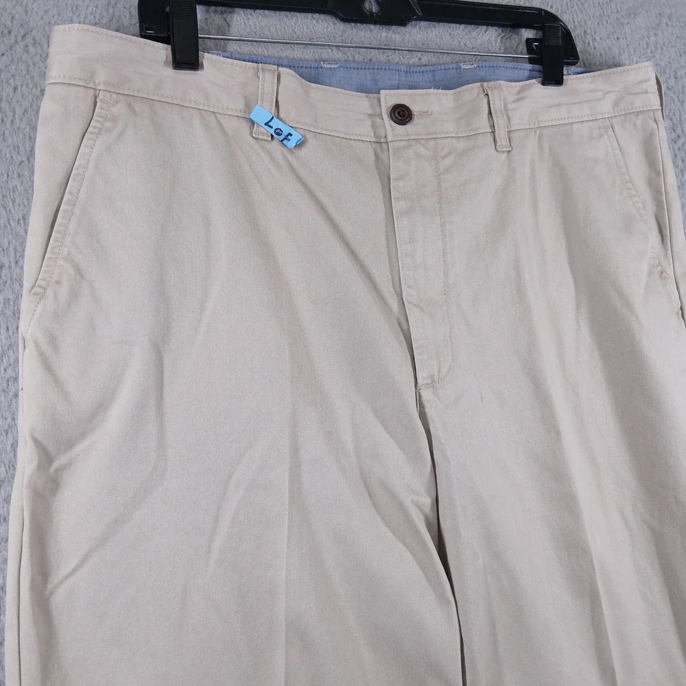 L.L. Bean Natural Fit Khaki Chino Pants 38x32